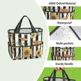 thumbnail image 4 of SunFlowers Garden Tools Bag, Water-proof Oxford Garden Tote Home Organizer Gardening Tool Bag Kit Holder with 8 Pockets for Indoor and Outdoor Gardening(Tools Not Included), 4 of 6