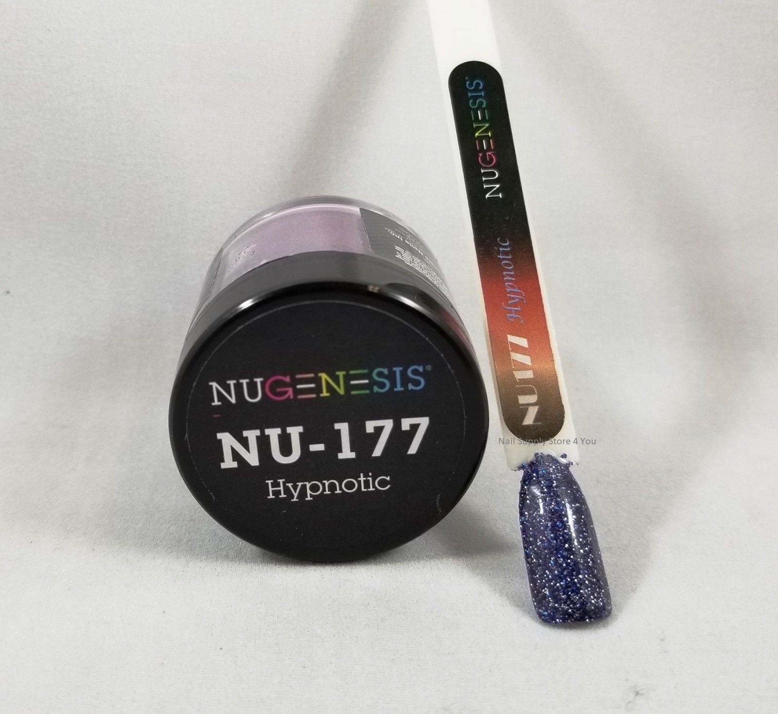 NUGENESIS Nail Color Dip Dipping Powder 1.5oz/jar NU177 HYPNOTIC