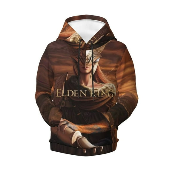 Kids Elden Ring Pullover Hoodie Realistic 3d Print Graphic Hooded Sweatshirts With Drawstring
