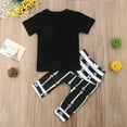 thumbnail image 5 of Toddler Kids Baby Boy Halloween T-shirt Tops+Leggings Pants Outfits Set Clothes, 5 of 5