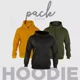 thumbnail image 5 of Paquete De 3 Sudaderas Stretch Hoodie Felpa Con Gorro Sport, 5 of 6