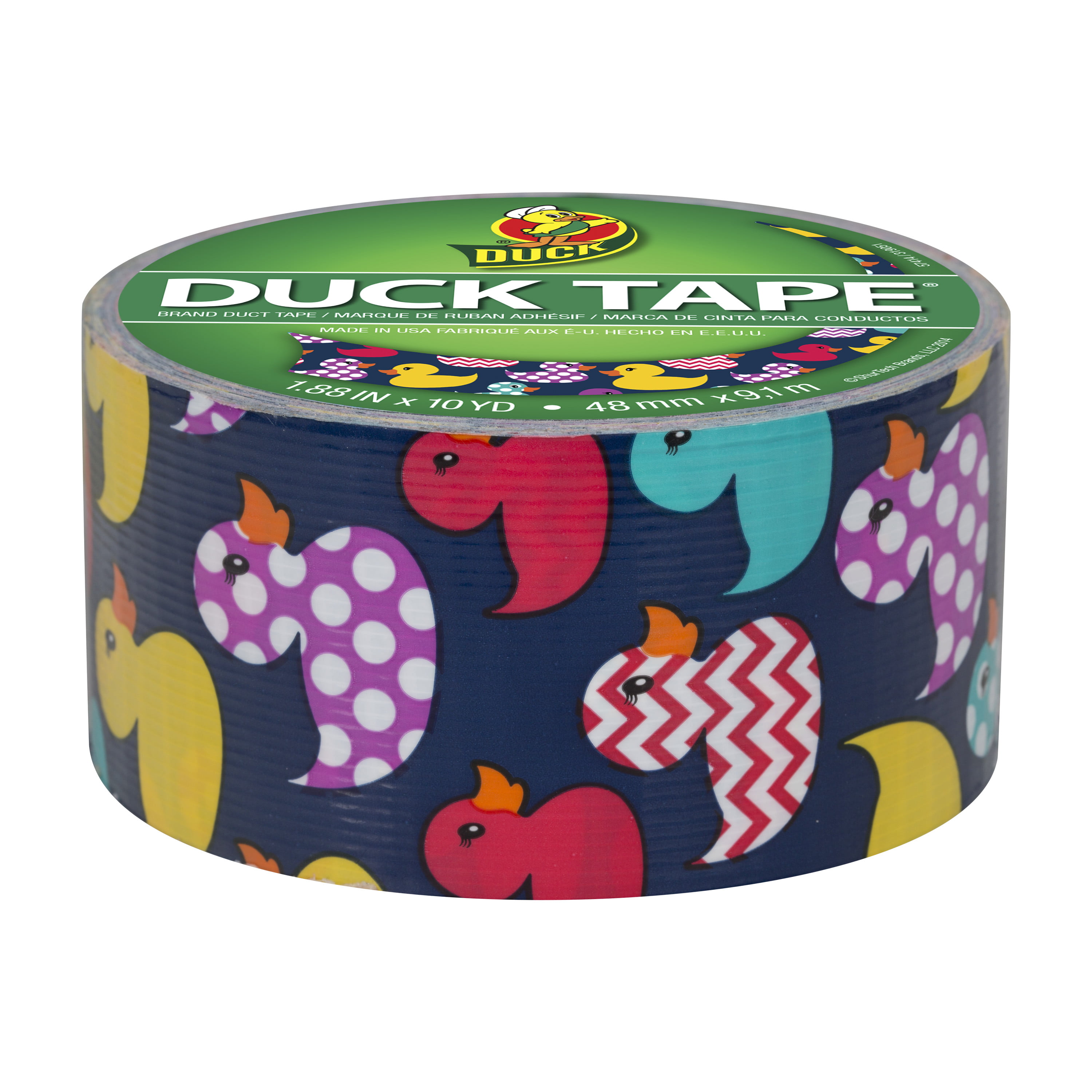 Duck® Patterned Duct Tape - Neon Floral, 1.88 in x 10 yd - Harris