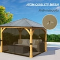 thumbnail image 7 of Aoodor Universal Replacement Mosquito Netting Screen with Double Zipper, 7 of 7