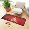thumbnail image 2 of SKYSONIC Gold Christmas Tree Kitchen Mats 20"x39" Absorbent Non Slip Runner Rug Machine Washable Kitchen Floor Mat for Home Bathroom Door, 2 of 7