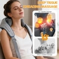 thumbnail image 2 of Masajeador Shiatsu 6D para Cuello y Hombros con Calor, Masajeador de Espalda de Amasado Profundo de Tejido para Aliviar el Dolor Muscular, 2 of 5