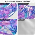 thumbnail image 2 of FORMRS Boys Swim Trunks Quick Dry Mesh Liner Boardshorts Sizes XS-XL, Purple Starfish Pattern, 2 of 7