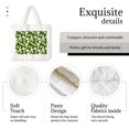 thumbnail image 4 of Yiaed Green Fruit Print Fluffy Shoulder Bag Plush Bags Women Ladies Tote Bag Fluffy White Furry Purse Handbag for Autumn and Winter, 4 of 7