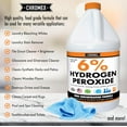 thumbnail image 6 of Chromex 6% Hydrogen Peroxide Cleaning Solution, Food Grade Household Cleaner, 1 Gallon, 6 of 8