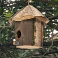 thumbnail image 1 of Casa de Pájaros de Madera, Miniadornos Artesanales, Casa de Pájaros Apenada para Ventana Cola casas de aves, 1 of 7