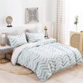 thumbnail image 3 of 3D Abstract Geometric Pattern Quilt Cover Set Bedding Set Duvet Cover, 3 of 7
