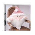 thumbnail image 1 of 1pc Creative Christmas Pillow Case, Santa Claus Shaped Cushion Cover For Sofa Living Room Bedroom, Xmas Home Decorations (pillow Core Not Included), 1 of 5
