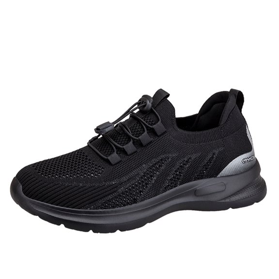 NOKIO Men's Running Sneakers Lightweight Tennis Athlet𝗂c Shoes Comfortable Knit Sport Shoes Breathable 𝖫a𝖼e Up Walking Shoes Soft Cushioning Trainers Shoes for Back to College, Summer and Autumn