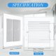 thumbnail image 3 of Repuestos para Cubierta de Ventilador Escape Baño 30 X cm, Rejilla Ventilación Cuadrada y Techo., 3 of 5