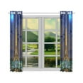 thumbnail image 3 of CADecor Eiffel Tower Window Curtain Window Treatments Kitchen Curtains 26x39 inches, 2 Pieces, 3 of 3