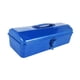 thumbnail image 5 of Caja de herramientas de hierro, caja de herramientas multiusos de fácil acceso, contenedor para almacenamiento de hardware Azul, 5 of 9