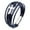 Silver, variant on Riforla Mens Black Leather Bracelet Layer Braided Leather Bracelet Confirmation Bracelets Silver