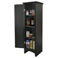 thumbnail image 6 of OS Home and Office Furniture 15" 1-Door Wood Kitchen Storage Pantry in Black, 6 of 7