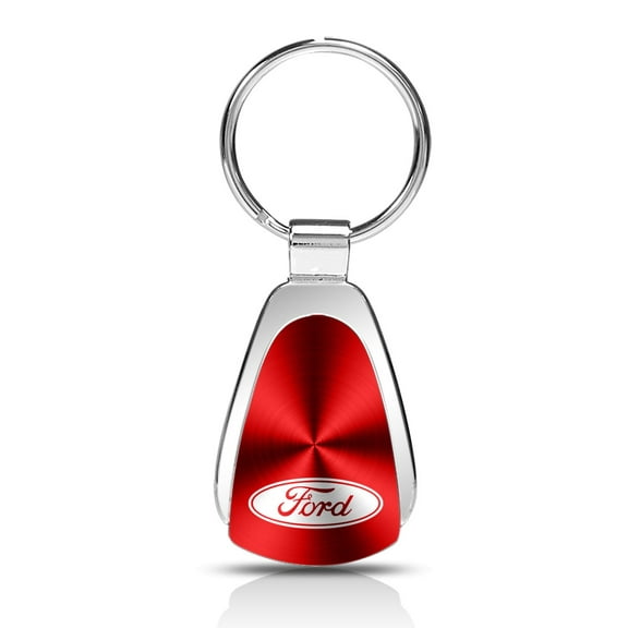 Ford Keychain & Keyring - Red Teardrop