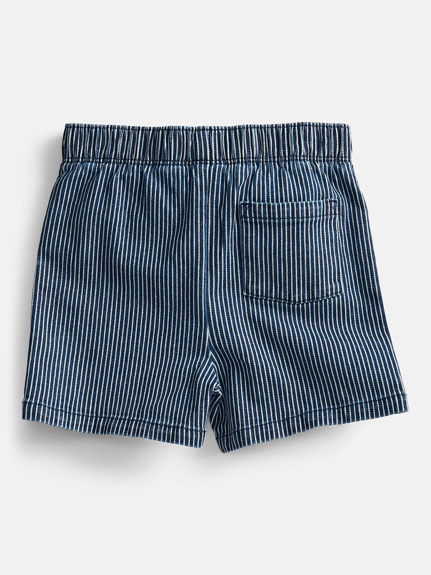 Wonder Nation Baby Boys Short Sleeve Striped Collared Button Top and Matching Shorts Set, Sizes 0/2M-24M