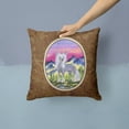 thumbnail image 2 of Carolines Treasures SS8326PW1414 Chinese Crested Fabric Decorative Pillow, 14Hx14W, multicolor, 2 of 4