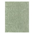thumbnail image 3 of Unique Loom Floral Shag Collection Area Rug - Carved (8' x 10' Rectangle Green), 3 of 7