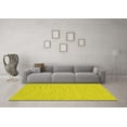 thumbnail image 3 of Ahgly Company Indoor Rectangle Abstract Yellow Contemporary Area Rugs, 8' x 10', 3 of 4