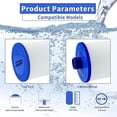thumbnail image 5 of 2pack Spa Hot Tub Filters, Pool Filter Replacement 9.6 X 5.9inches For Swimming Pool Easy Set Filter Cartridge Replacement Tube Pool Cleaning, 5 of 5