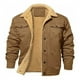 thumbnail image 1 of Abrigo con solapa para hombre con forro grueso de lana Cordei, 1 of 8