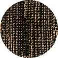 thumbnail image 1 of Ahgly Company Indoor Round Abstract Brown Modern Area Rugs, 5' Round, 1 of 4