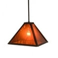 thumbnail image 2 of Meyda 195195 12 in. Mission Prime Pendant - Mahogany Bronze, 2 of 6