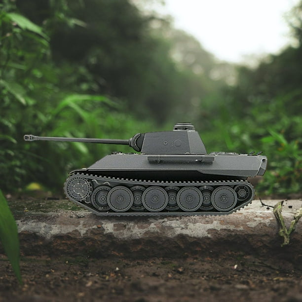 Modelo de tanque 4D a escala 1:72 Hugo juguetes educativos de simulación de ensamblaje DIY