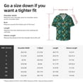 thumbnail image 2 of Salouo Pineapple And Cactus Pattern Cuban Collar Shirts for Men Button-Down Shirt Men's Short Sleeve Shirts Hawaiian Shirts Casual Shirts -Large, 2 of 6