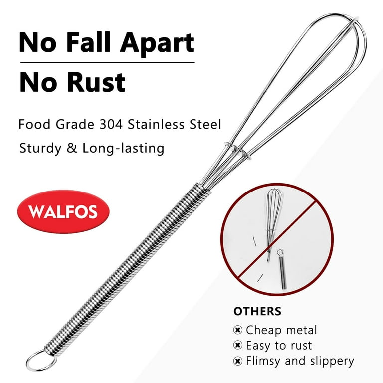 Babish 2-Piece (5” and 7”) Stainless Steel Tiny Whisk Set