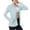 Mint Green, variant on Vivianyo HD Women's Mesh UPF 50 Sun Protection Jacket, Collared Long Sleeve Side Pocket Lightweight Outdoor Outerwear for Women Running, Women's Black, Sizes S-3XL