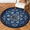 Multicolour 2, variant on CURLYOOT Round Rug 3ft Blue Floral Area Rug, Washable Circle Mat Non Slip Floor Carpet Mat, Boho Mandala Soft Indoor Rugs for Entryway Living Room Dining Room Bedroom