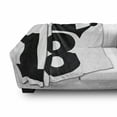 thumbnail image 3 of 18th Birthday Soft Flannel Fleece Blanket, Cartoon Soccer Jersey Seem Bold 18 Number Party Sports Playing Art Print, Cozy Plush for Indoor and Outdoor Use, 50" x 70", Black and White, by Ambesonne, 3 of 6