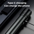 thumbnail image 6 of SKYFIRE Dual-Light Source Flashlight with Side Light, 7500mAh Power Bank Function, Type-C Charging, Zoomable, Digital Display, 6-Level Dimming, Outdoor Emergency Warning Light, 6 of 7