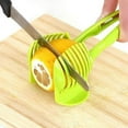 thumbnail image 3 of GEN Tomato Slicer ,Multifunctional Handheld Tomato Round Slicer Fruit Vegetable Cutter,Lemon Shreadders Slicer, 3 of 4