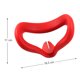 thumbnail image 5 of Funda de silicona para máscara de ojos para Oculus Quest 2 VR, cojín facial para auriculares (rojo), 5 of 5