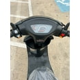 HHH 49cc/50cc Adult Legal Gas Powered Moped Bike with Matching Trunk Sporty Black