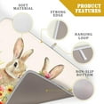 thumbnail image 4 of Easter Bunny Dish Drying Mat 18x24 inch Spring Floral Drying Pad Holiday Absorbent Microfiber Dishes Drainer Protector for Kitchen Counter, 4 of 6
