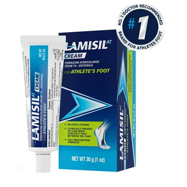 Lamisil Athlete's Foot Cream, 1 Week Antifungal Treatment, Prescription Strength Terbinafine, 1 oz