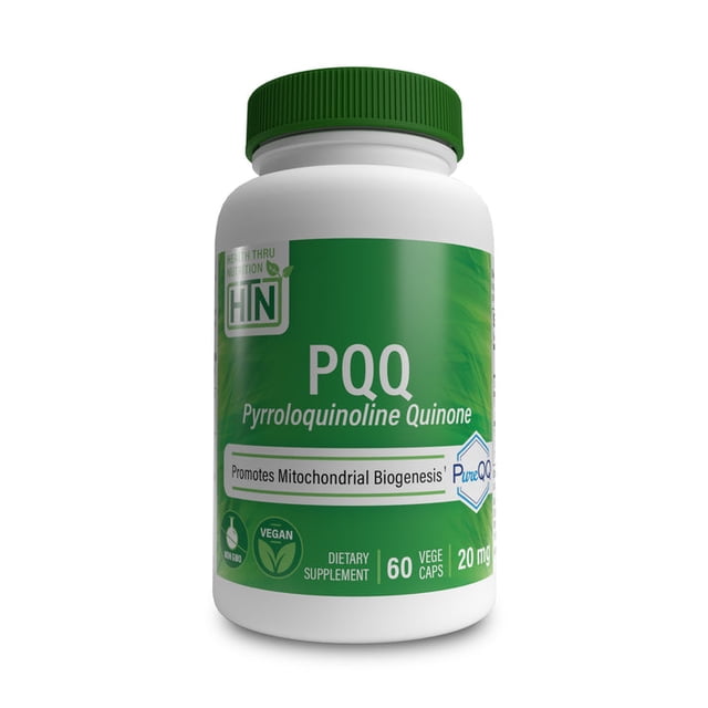 Health Thru Nutrition | PQQ, 20 MG, 120 Cápsulas, Suplemento para el Apoyo en el Cerebro