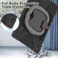 thumbnail image 4 of Funda protectora de color para Samsung Tab S7 Fe de 12,4 pulgadas con soporte para bolígrafo, anillo ajustable grande y protección contra golpes., 4 of 5