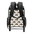 thumbnail image 2 of Sikiie Cartoon Tractor Clear Backpack, Transparent Bookbag for School for Women Men, Capacity Clear Bag for College, Travel, 2 of 7
