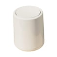 thumbnail image 3 of Cubo de basura con tapa abatible, reutilizable, decorativo Blanco, 3 of 9