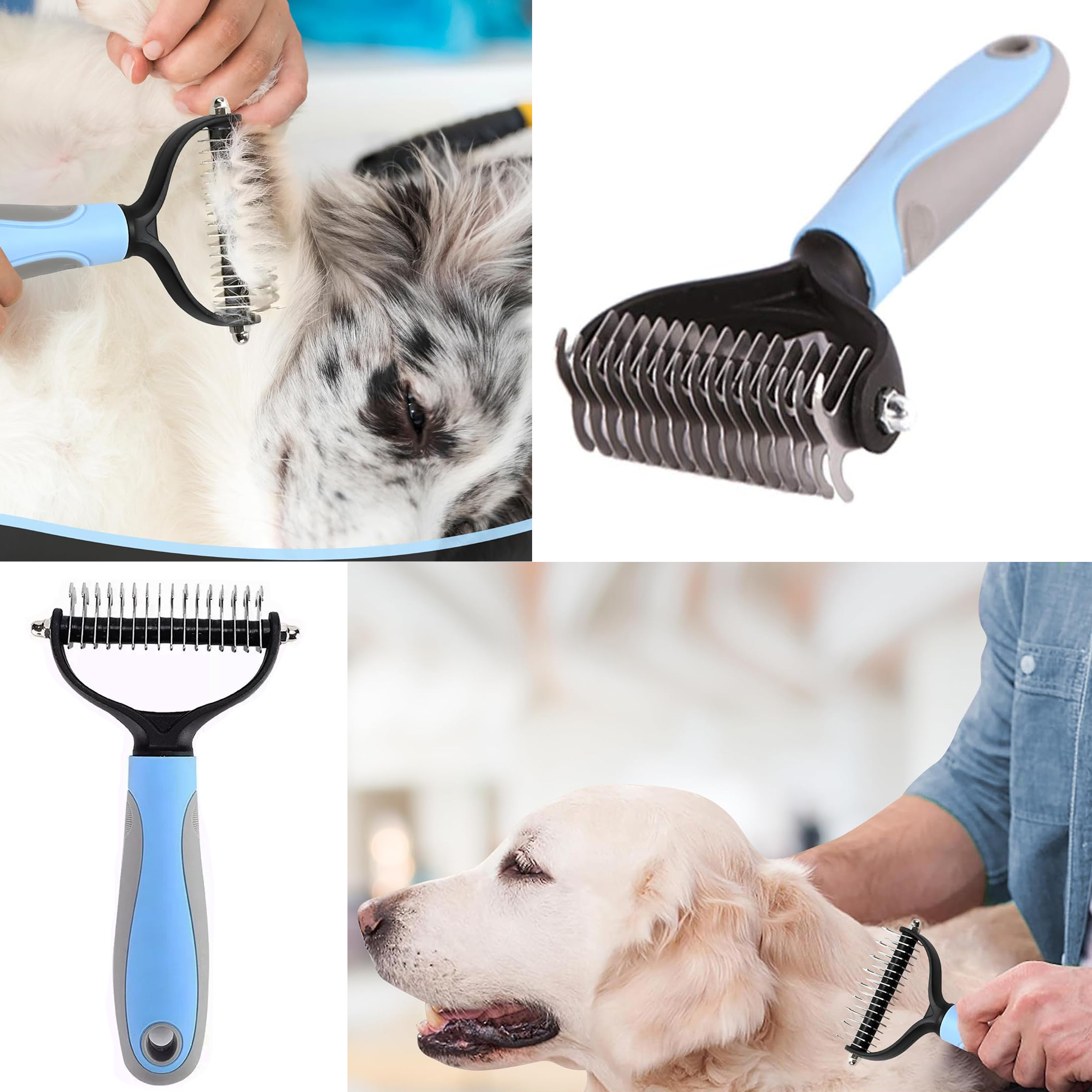 DXIMRX 7-Piece Cat and Dog Grooming Kit in Blue photo 5