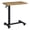 Mango, variant on Coaster Westpark Adjustable C-Shape Side Table with Casters in Dark Pine
