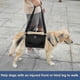 thumbnail image 4 of Dog Carry Sling, Emergency Backpack Pet Legs Support Rehabilitation Dog (black) Lift Harness For N, 4 of 5