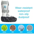 thumbnail image 2 of 2 pcs Air Cam Walking Boot Covers, Fracture Medical Cast Boots for Broken Foot Ankle Recovery With Waterproof Anti-slip and Washable (Medium), 2 of 3